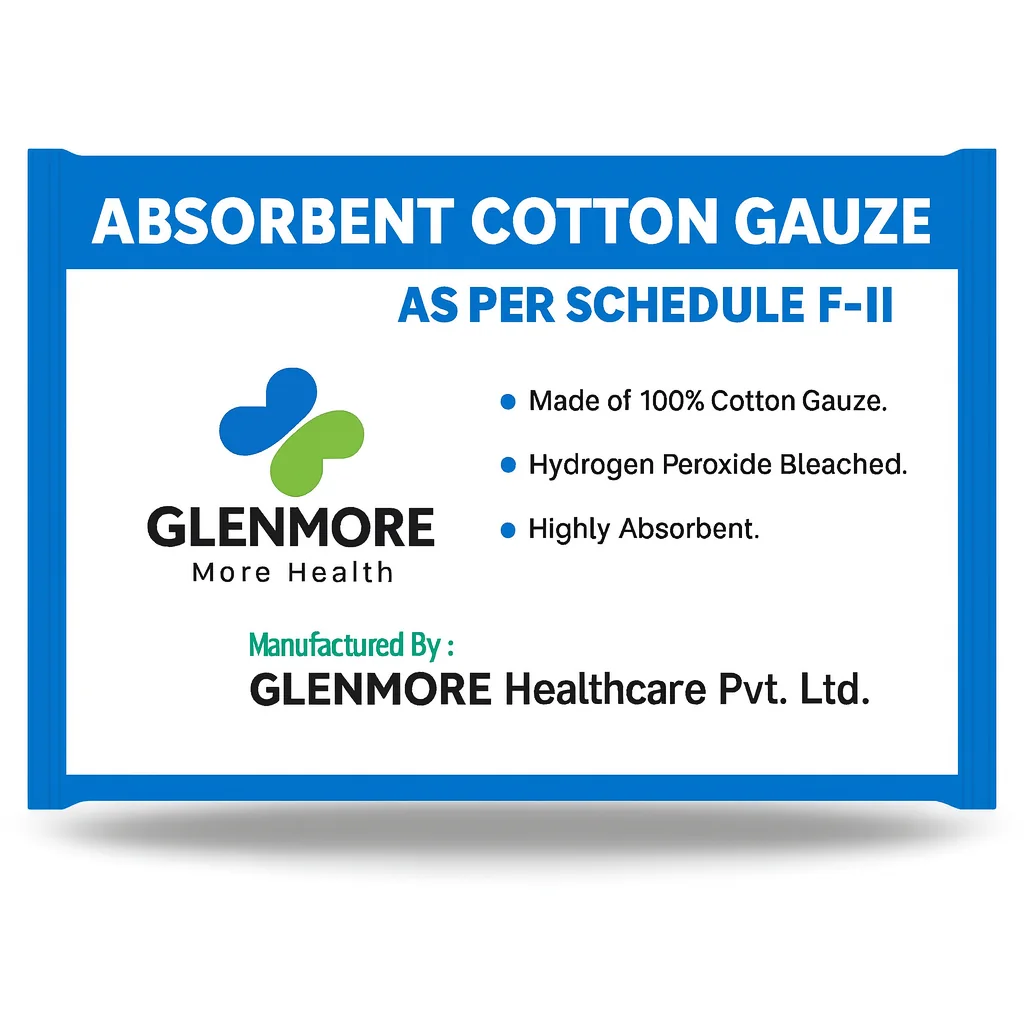 Absorbent cotton gauze pack