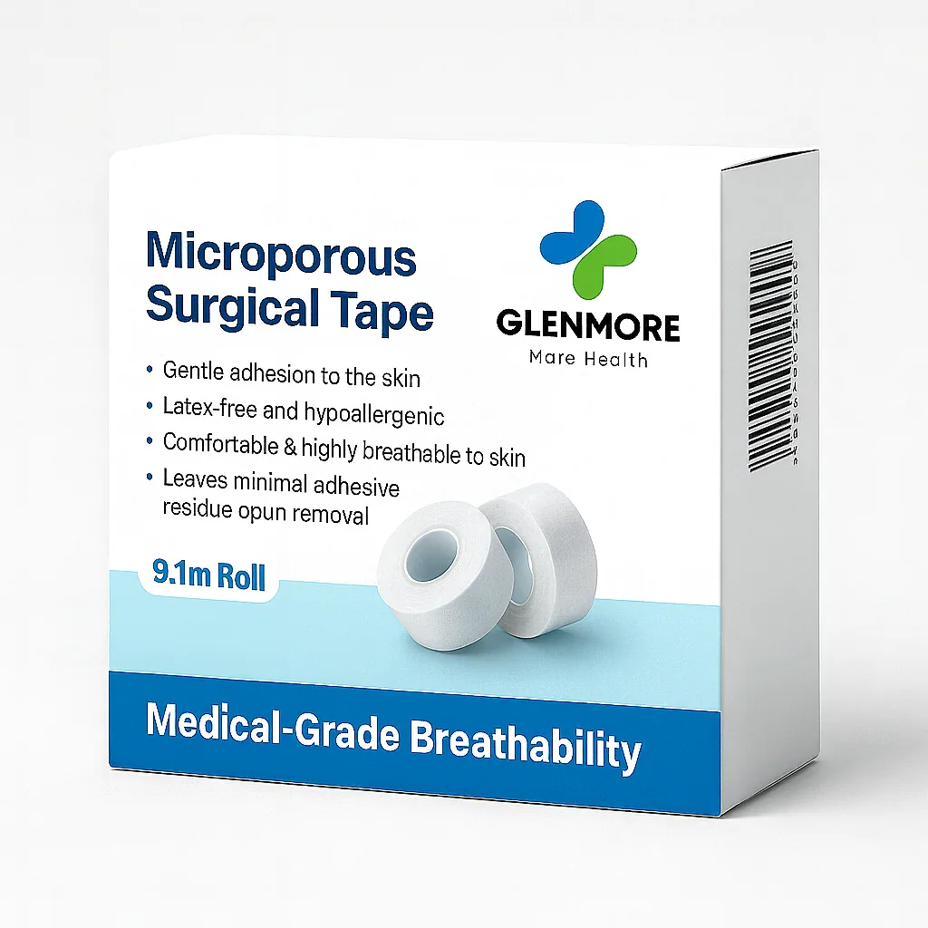 Microporous surgical tape pack